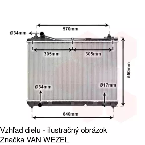 Chladiče vody 7426085K /POLCAR/ - obr. 1