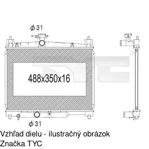 Chladiče vody 810308-1 /POLCAR/ - obr. 2