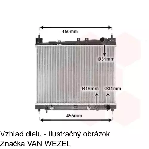 Chladiče vody 810308-4 /POLCAR/ - obr. 3