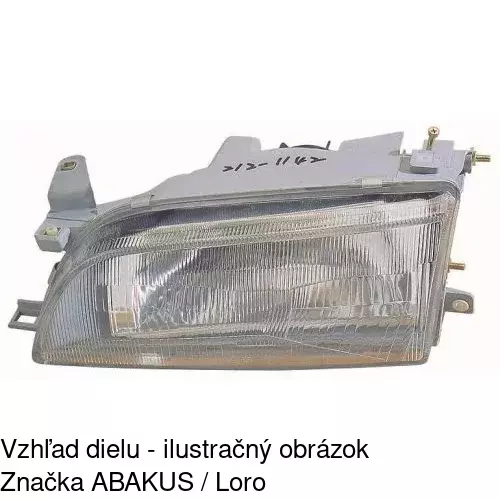 Hlavný reflektor 8110090E /POLCAR/ - obr. 1