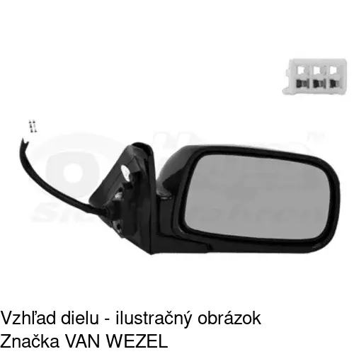 Vonkajšie zrkadlo 8112524E /POLCAR/ - obr. 2