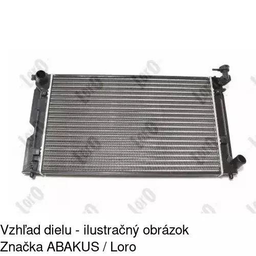 Chladiče vody POLCAR 8113082K