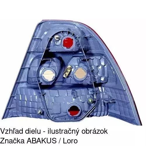 Zadné svetlo POLCAR 8114871X