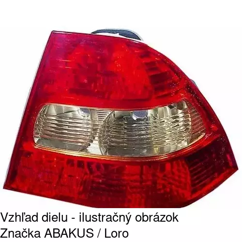 Zadné svetlo 8114872E /POLCAR/ - obr. 2
