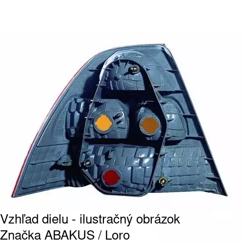 Zadné svetlo POLCAR 8114881X