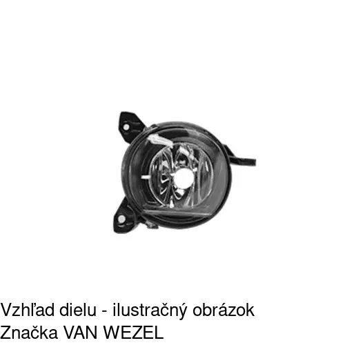 Hmlové svetlo - predné 8115290E /POLCAR/ - obr. 3