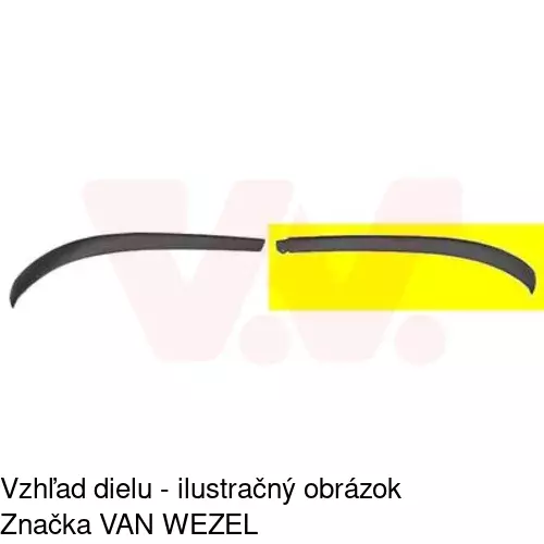 Spojler predného nárazníka 811625-1 /POLCAR/ - obr. 1