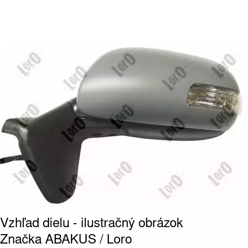 Vonkajšie zrkadlo 8116515E /POLCAR/ - obr. 4