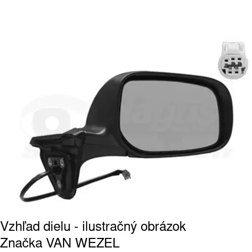 Vonkajšie zrkadlo 8116525S /POLCAR/ - obr. 5