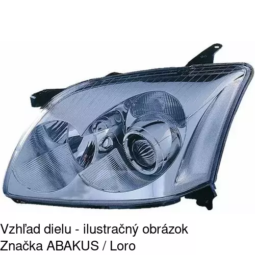 Hlavný reflektor 8124101E /POLCAR/ - obr. 4
