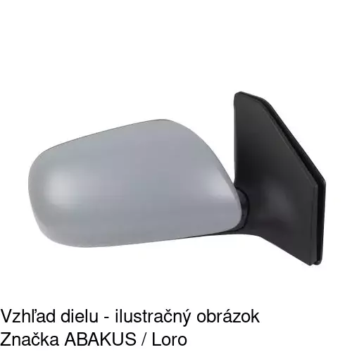 Vonkajšie zrkadlo 8126525E /POLCAR/ - obr. 3