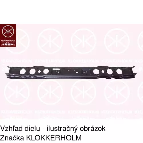 Dolný nosník predného čela POLCAR 812734