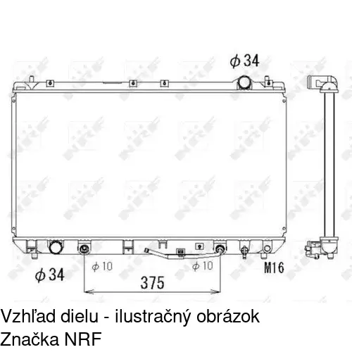 Chladiče vody POLCAR 813508-4