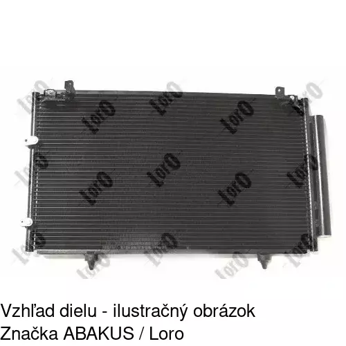 Chladiče klimatizácie POLCAR 8137K81K