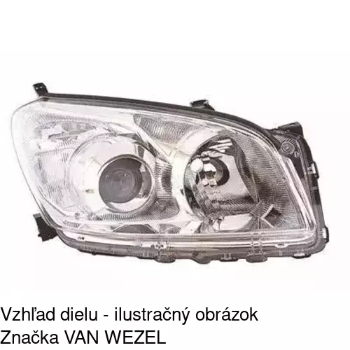 Hlavný reflektor 8149100E /POLCAR/ - obr. 3