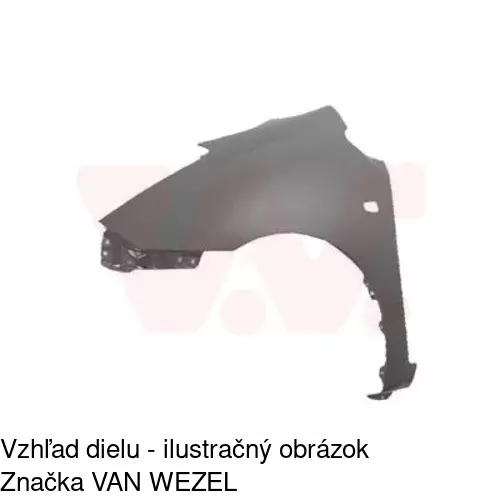 Predný blatník 816201 /POLCAR/ - obr. 1