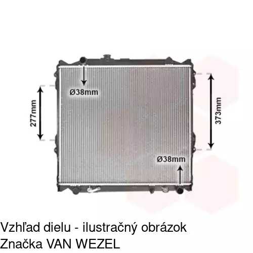 Chladiče vody 8177084K /POLCAR/ - obr. 1