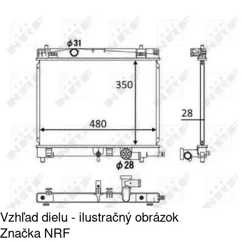 Chladiče vody POLCAR 8182083K