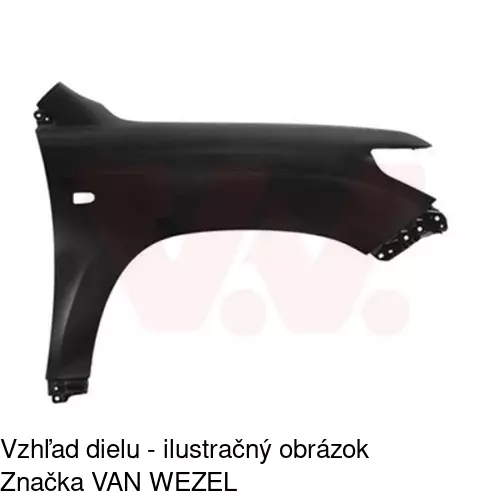 Predný blatník 818402 /POLCAR/