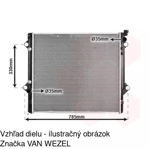 Chladiče vody 819108-2 /POLCAR/ - obr. 1