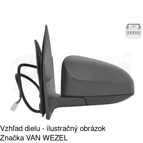 Vonkajšie zrkadlo 81A1514M /POLCAR/ - obr. 3