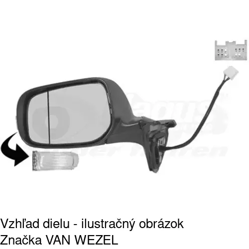 Vonkajšie zrkadlo 81C1513M /POLCAR/ - obr. 2