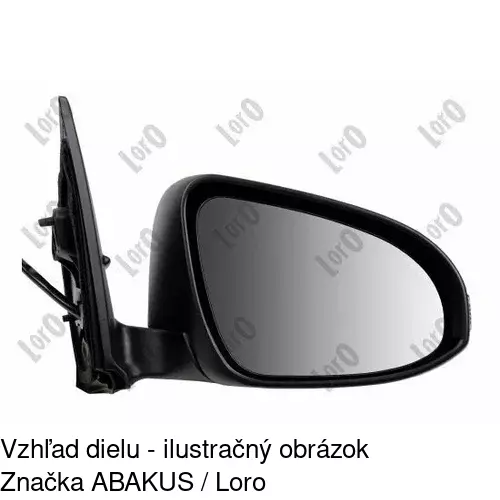 Vonkajšie zrkadlo 81C3524M /POLCAR/ - obr. 2
