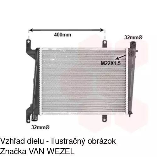 Chladiče vody 904008-3 /POLCAR/ - obr. 1