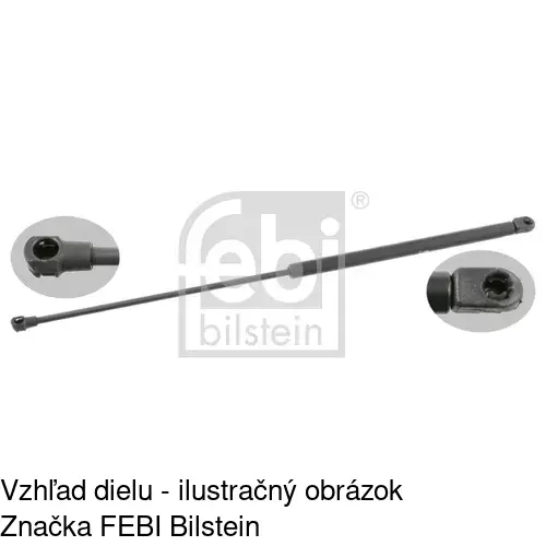 Plynová pružina 9040AB1 /POLCAR/ - obr. 1