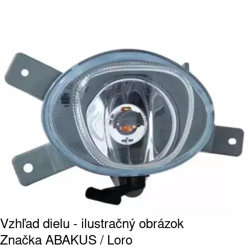 Hmlové svetlo - predné 9072300E /POLCAR/ - obr. 2
