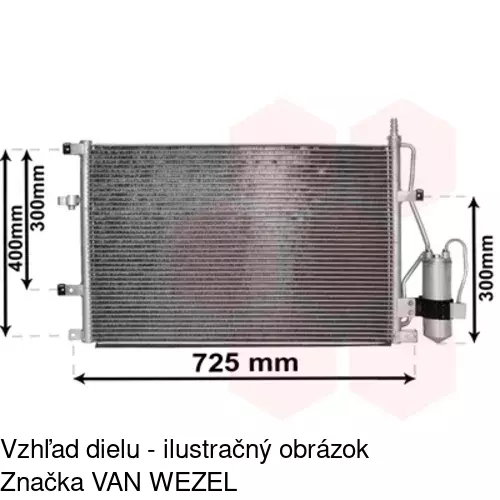 Chladiče klimatizácie 9080K8C1 /POLCAR/ - obr. 5