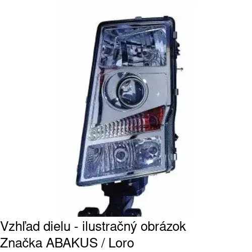 Hlavný reflektor POLCAR 909910-E