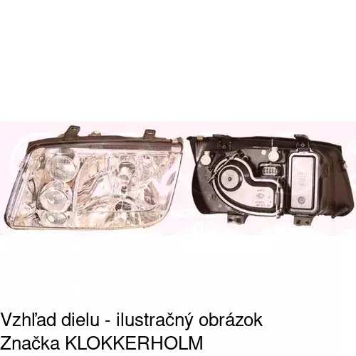 Hlavný reflektor 9512101E /POLCAR/ - obr. 1
