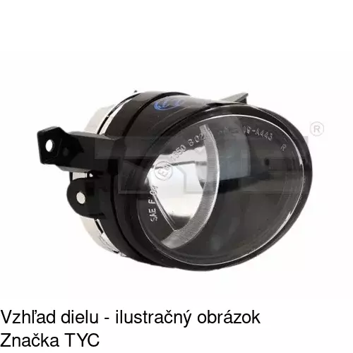 Hmlové svetlo - predné 9513302E /POLCAR/ - obr. 3