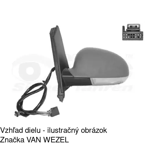 Vonkajšie zrkadlo 9515524S /POLCAR/ - obr. 5