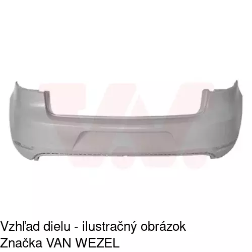 Zadný nárazník 95189615 /POLCAR/ - obr. 1