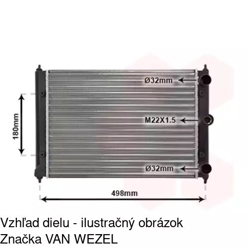 Chladiče vody 952308-1 /POLCAR/ - obr. 3