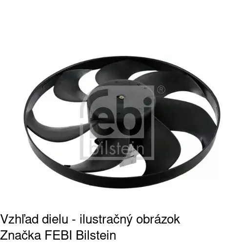 Ventilátor bez krytu / podpery 952423U1-Q /POLCAR/ - obr. 4