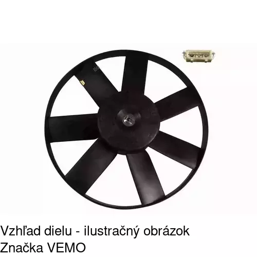 Ventilátor bez krytu / podpery 952423U1-Q /POLCAR/ - obr. 5