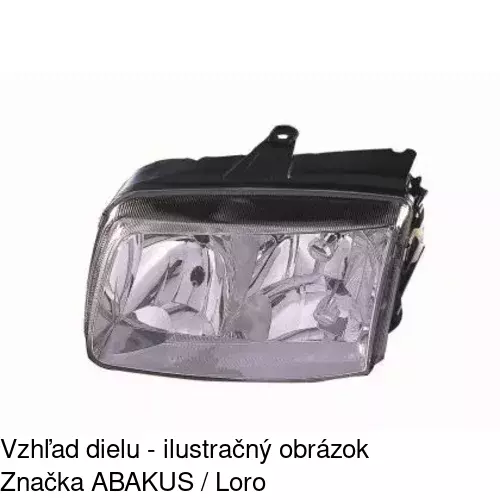 Hlavný reflektor POLCAR 9525101E