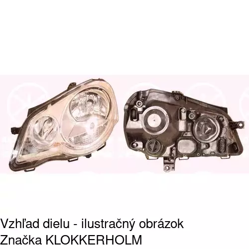 Hlavný reflektor 952709-H /POLCAR/ - obr. 1