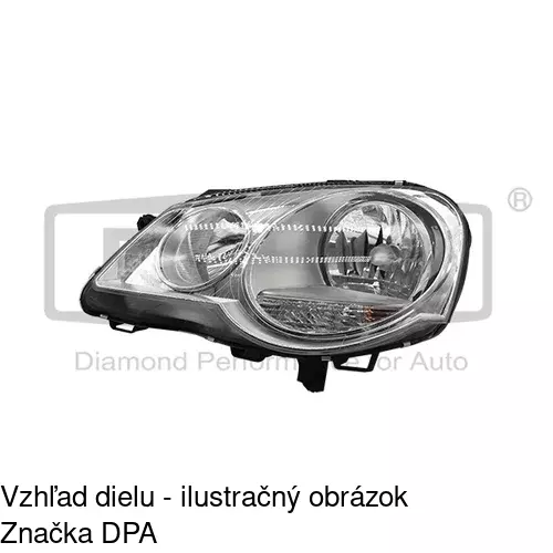 Hlavný reflektor 952709-H /POLCAR/ - obr. 2