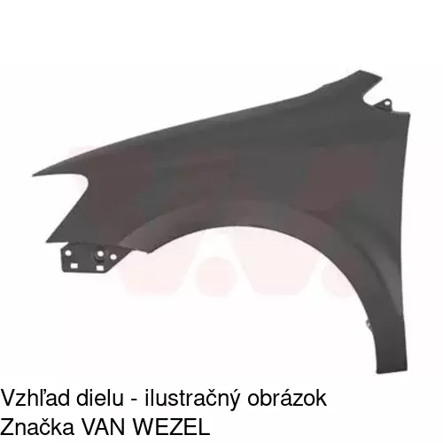 Predný blatník 953301 /POLCAR/ - obr. 3