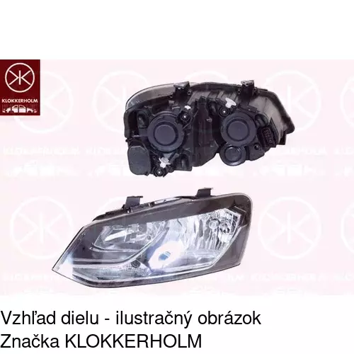 Hlavný reflektor 9533096H /POLCAR/ - obr. 2