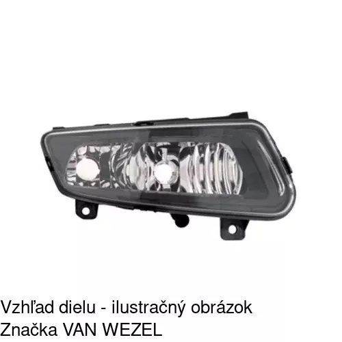Hmlové svetlo - predné 9533306E /POLCAR/ - obr. 3