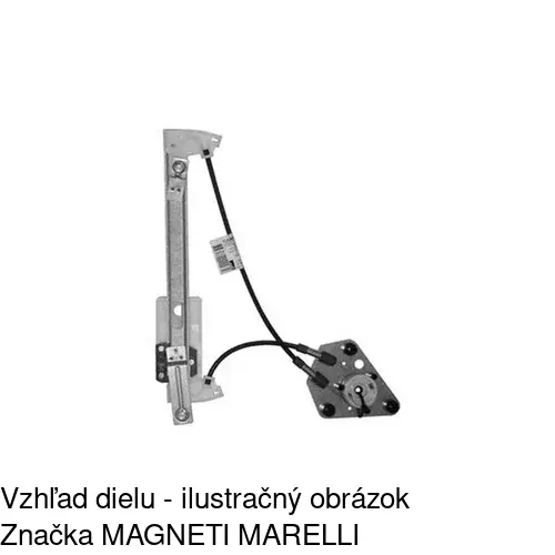 Mechanizmus sťahovania okna elektrický bez motora 9533PSG3 /POLCAR/ - obr. 1