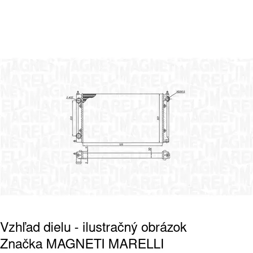 Chladiče vody 953408A4 /POLCAR/ - obr. 1