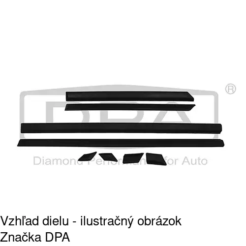Lišta blatníka POLCAR 95380061