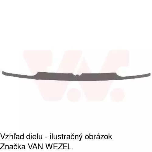 Lišta masky 953806 /POLCAR/ - obr. 1