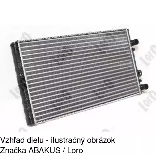 Chladiče vody 953808A6 /POLCAR/ - obr. 3